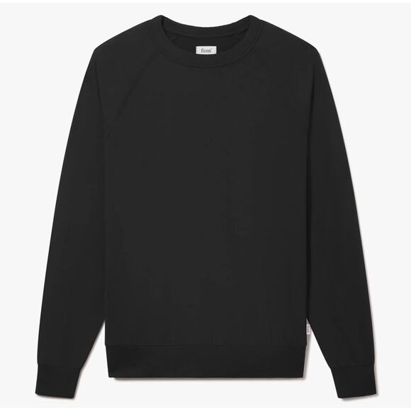 NWT Feat Unisex The Standard Crewneck Sweatshirt Roam Fabric Size XL Color Black - Picture 1 of 5